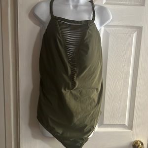 Olive Green Time and True Swimsuit
